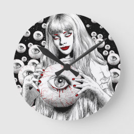 Geister der Toten Runde Wanduhr