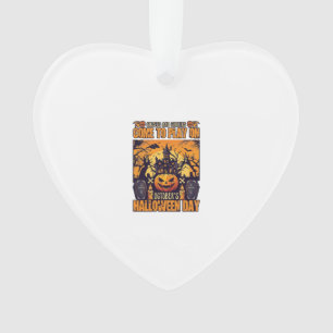Geister Goblins Halloween Komm Spielen Oktober Ver Ornament