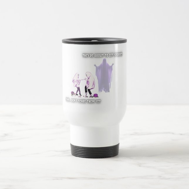 Geister-Grusel-Design Reisebecher (Mittel)