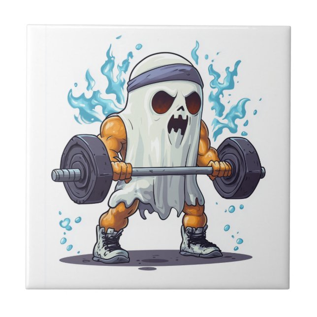 Geister-Gym-Mannschaft Fliese (Vorderseite)
