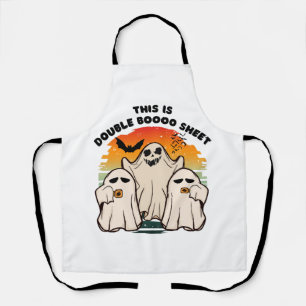 Geister Halloween Kostüm Lustiger Boo Schürze