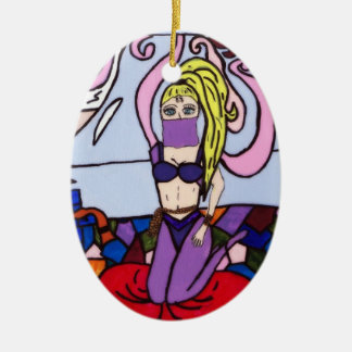 GEISTER IN EINER FLASCHE KERAMIKORNAMENT