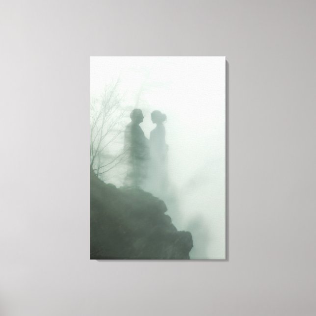Geister in Nebel Leinwanddruck (Vorderseite)