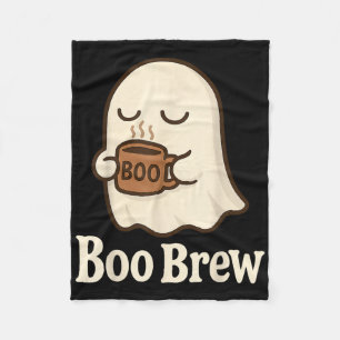 Geister Kaffee Cute Lustig Halloween Getränk Koffe Fleecedecke