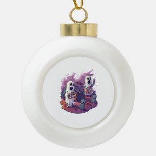 Geister Rock Band Keramik Kugel-Ornament
