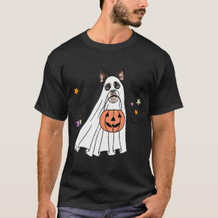 Geister Schwarz Boston Terrier Boo Hundeliebhaber  T-Shirt