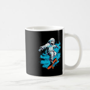 Geister Skateboard Faules Halloween Kostüm Lustige Kaffeetasse