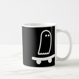 Geister Skateboard Faules Halloween Kostüm Lustige Kaffeetasse