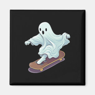 Geister Skateboard Faules Halloween-Kostüm Lustige Magnet
