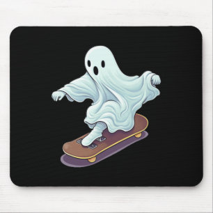 Geister Skateboard Faules Halloween Kostüm Lustige Mousepad