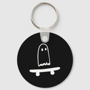 Geister Skateboard Faules Halloween Kostüm Lustige Schlüsselanhänger