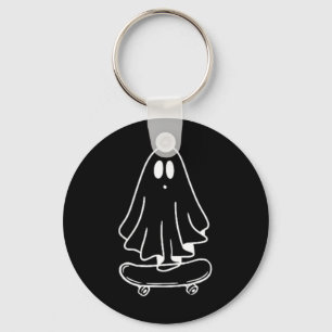 Geister-Skateboard Faules Halloween-Kostüm Lustige Schlüsselanhänger