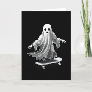 Geister-Skateboard Lustiges Skateboarding Faules H Karte