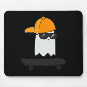 Geister-Skateboarding Faules Halloween-Kostüm Lust Mousepad