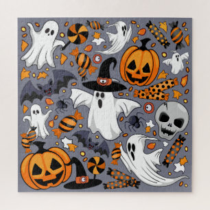 Geister Spooky und gruselige Niedliche Monster