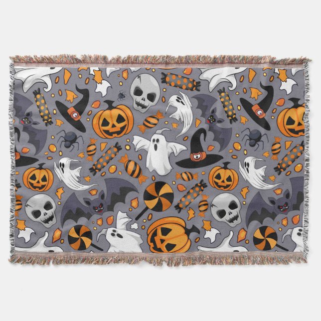 Geister Spooky und gruselige Niedliche Monster Decke (Vorderseite)