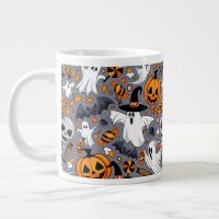 Geister Spooky und gruselige Niedliche Monster