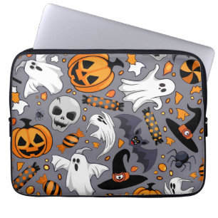 Geister Spooky und gruselige Niedliche Monster Laptopschutzhülle
