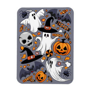 Geister Spooky und gruselige Niedliche Monster Magnet