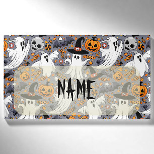 Geister Spooky und gruselige Niedliche Monster Namenschild