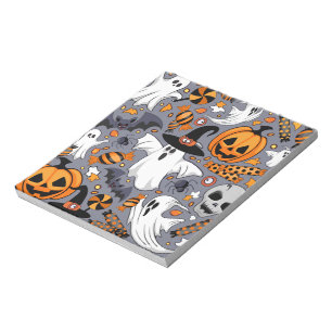 Geister Spooky und gruselige Niedliche Monster Notizblock