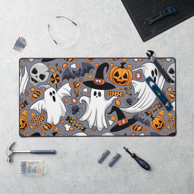 Geister Spooky und gruselige Niedliche Monster Schreibtischunterlage (Arbeitsplatz)