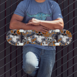 Geister Spooky und gruselige Niedliche Monster Skateboard