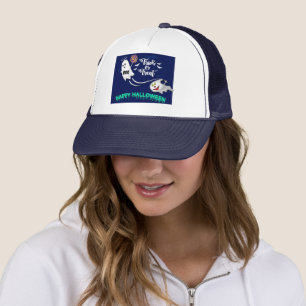 Geister-Themen-Halloween-Trucker-Mütze Truckerkappe