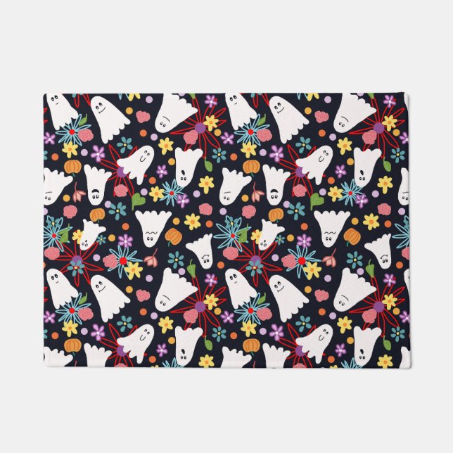 Geister und Blume Fußmatte (Vorderseite)