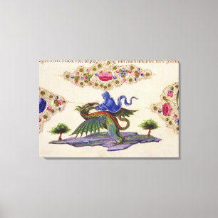 Geister und ein Winged Monster Leinwanddruck