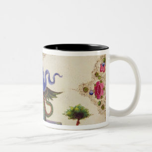 Geister und ein Winged Monster Zweifarbige Tasse