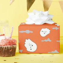 Geister und graue Wolken Halloween-Geschenkpackung