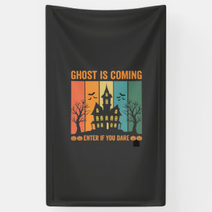 Geister verlassene Häuser Halloween Vektor Design Banner