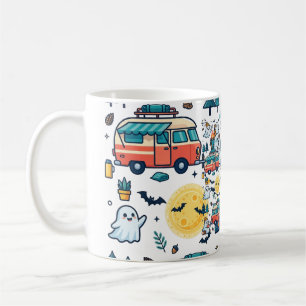 Geister-Wohnmobil-Camping-Halloween-Mondnacht-Aben Kaffeetasse