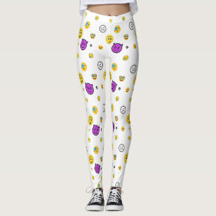Geisterausdrücke, lustig, frech, fröhlich leggings