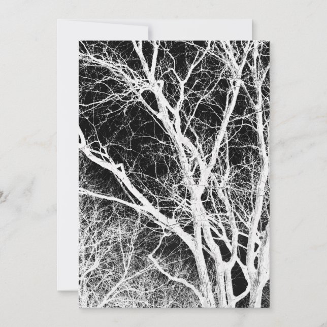 Geisterbaum Einladung (Vorderseite)