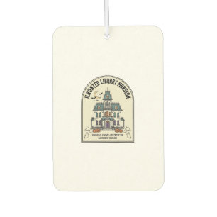 Geisterbibliothek Salem Geist Vintage Halloween_1 Autolufterfrischer