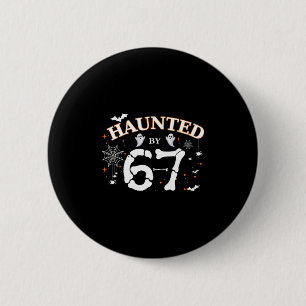 Geisterhaft Six Seven 67 Meme Gen Alpha Slang Button
