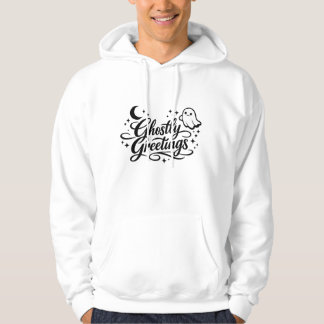 Geisterhafte Grüße Spuk Chic Halloween Kunst Hoodie