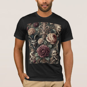 Geisterhafte Harmonien – gothische tragbare Kunst T-Shirt