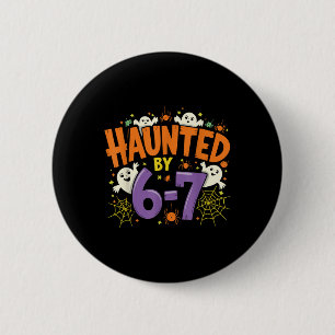 Geisterhafte Six Seven 6 7 Meme 67 Skeletthand Hal Button