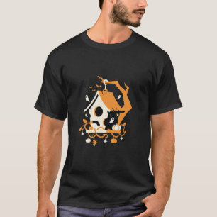 Geisterhafte Vogelscheuche Halloween T-Shirt