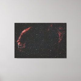 Geisterhafter Schleier: Eastern Veil Nebula Leinwanddruck