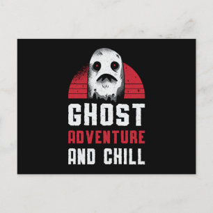 Geisterjagd Ghost Adventure und Chill Hunter Postkarte