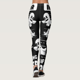 Geisterjagd Paranormaler Ermittler Lauf Schneller Leggings