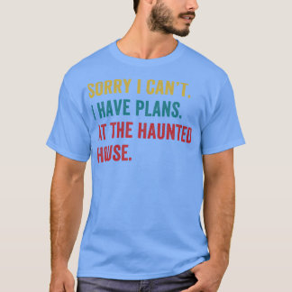 Geisterjagd Spuk Hofhaus T-Shirt
