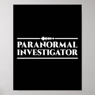 Geisterjagdparanormaler Ermittler Poster