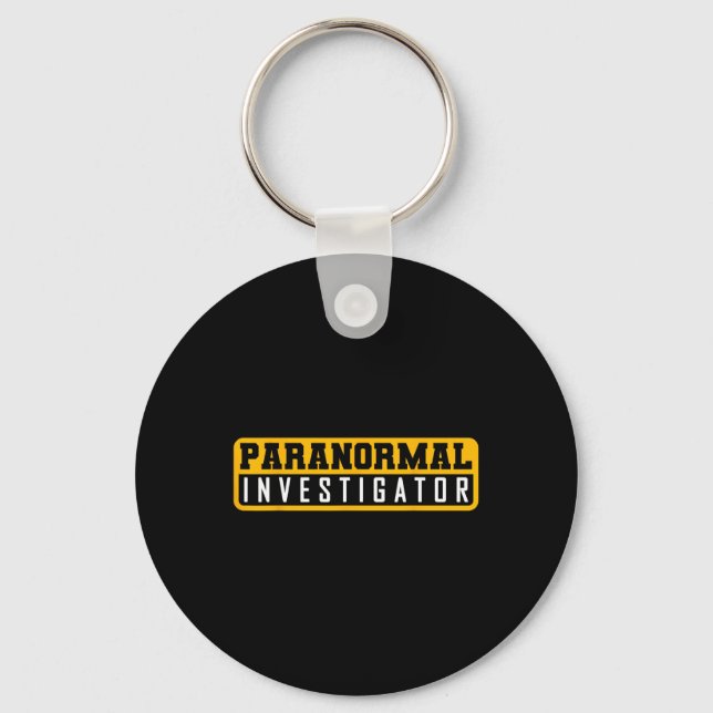 Geisterjagdparanormaler Ermittler Schlüsselanhänger (Vorderseite)