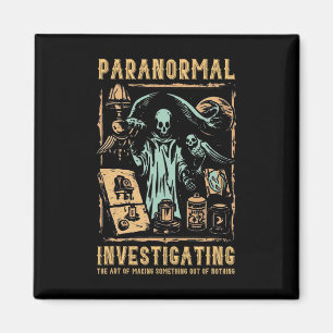 Geisterjagduntersucher Entwurf paranormale Eingäng Magnet