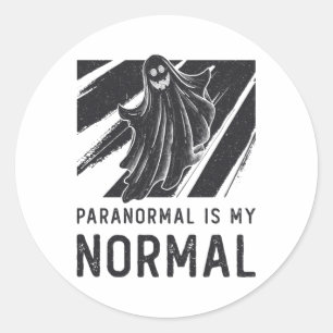 Geisterjäger-Geist-Jagdparanormal ist mein Normalf Runder Aufkleber